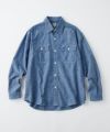 ＜GOLD＞BLUE CHAMBRAY WORK SHIRT