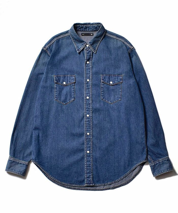 MINEDENIM＞Denim Loose Western SH | MAKES ONLINE STORE