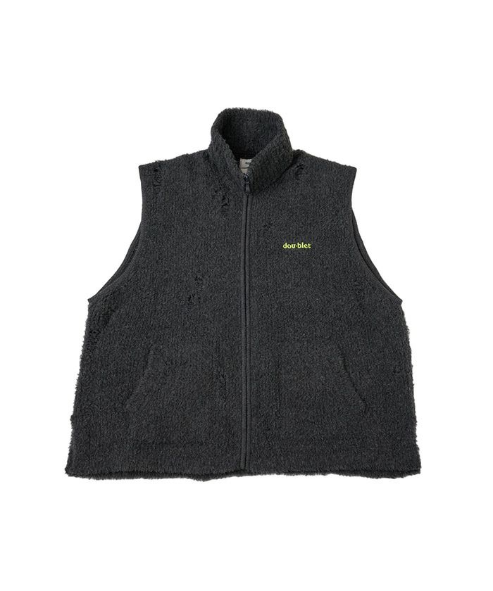 ＜doublet＞FLEECE KNIT VEST