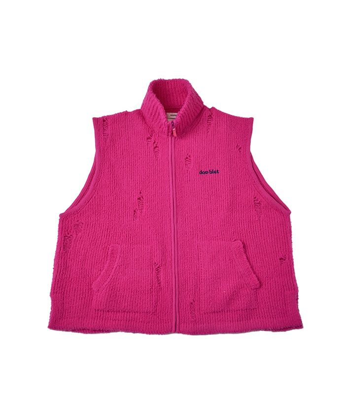 ＜doublet＞FLEECE KNIT VEST