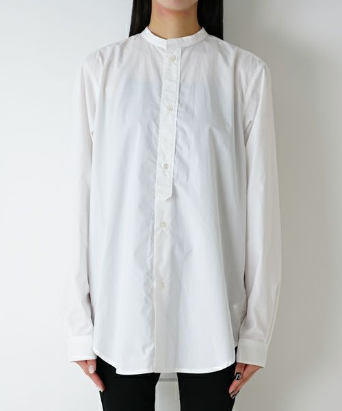 ＜SOFIE D'HOORE＞long slv shirt with button placket detail