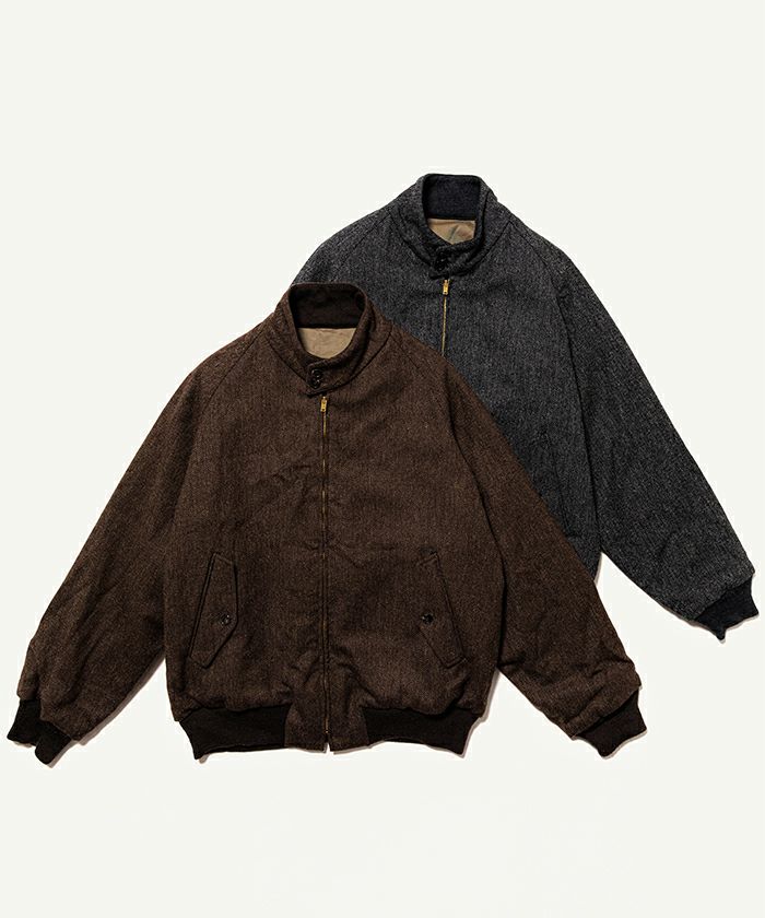 ア プレッセ ＜A.PRESSE＞Tweed Harrington Jacket