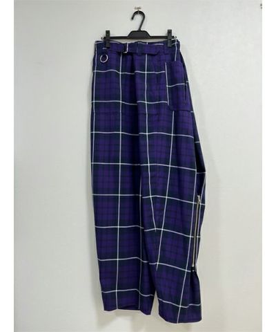 KIDILL＞WIDE BONDAGE PANTS BRITISH TARTAN | MAKES ONLINE STORE