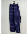 ＜KIDILL＞WIDE BONDAGE PANTS BRITISH TARTAN