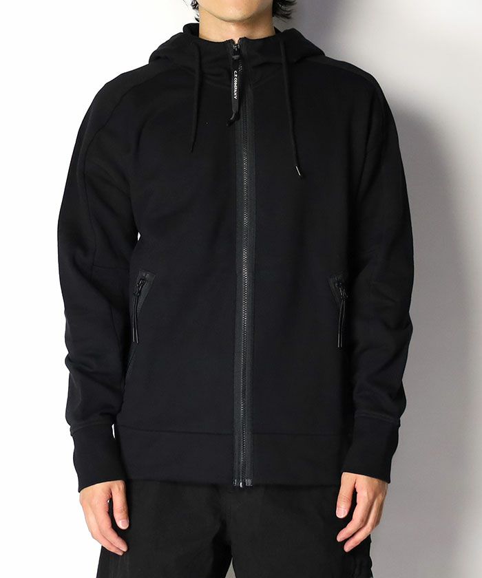 ＜C.P. COMPANY＞Diagonal Raised Fleece Goggle Hoodie