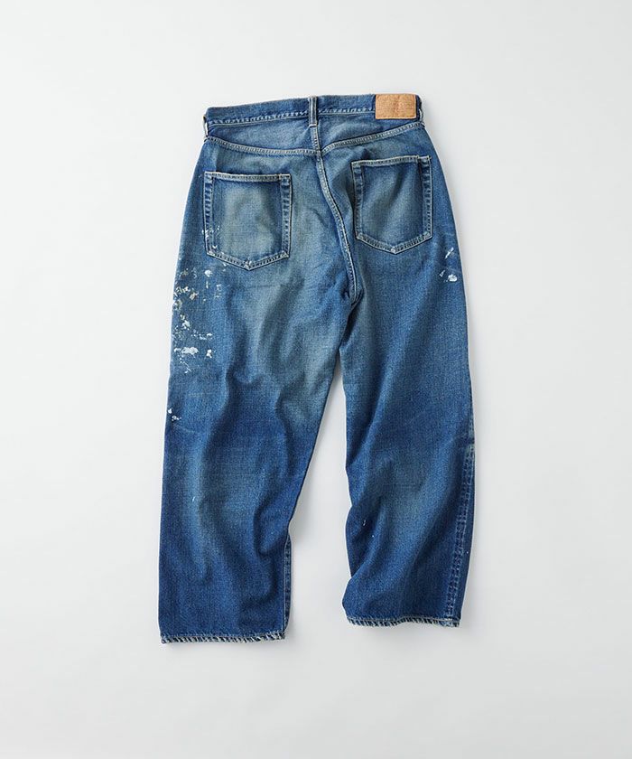 GOLD＞DENIM 5POCKET WIDE PANTS WWⅡ MODEL VINTAGE WASHED | MAKES