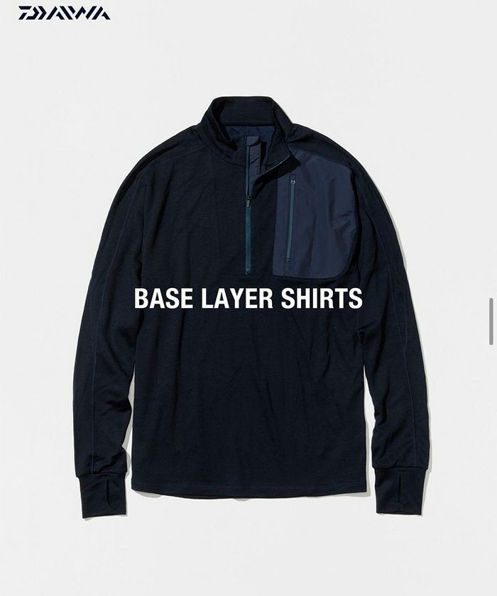 ＜DAIWA LIFESTYLE＞BASE LAYER HALFZIP SHIRTS (DE130-5023WEX)