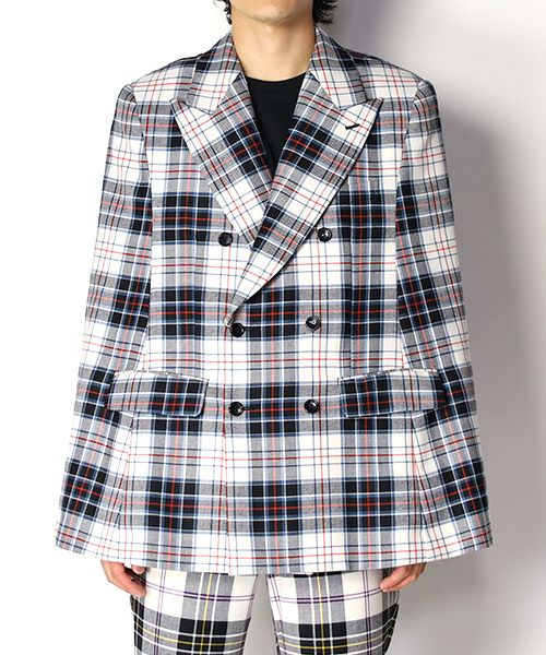 ＜COMME des GARCONS HOMME PLUS＞チェックジャケットケープ