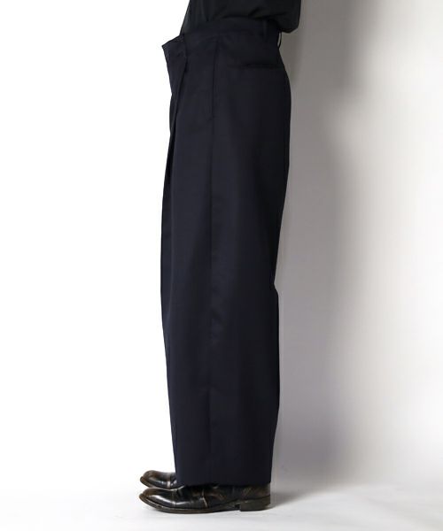 blurhms＞Wool Mohair Super Wide Slacks | MAKES ONLINE STORE