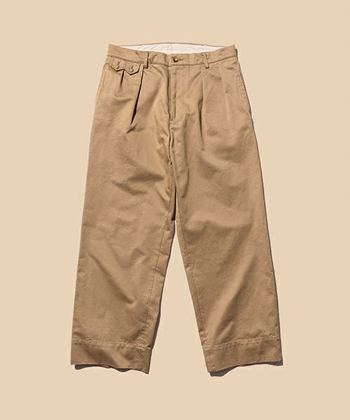 パンツ Unlikely Sawtooth Flap 2Pleats Trousers UNLIKELY SAWTOOTH FLAP 2P TROUSERS TWILL｜UNLIKELY｜BOTTOMS