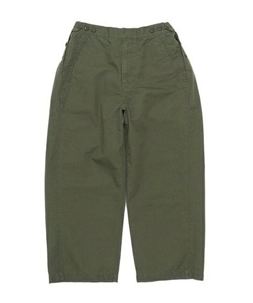 TapWater＞Cotton Ripstop Military Trousers | MAKES ONLINE STORE