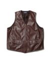 ＜TapWater＞Sheep Leather Vest