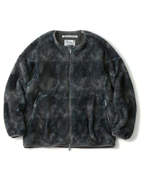＜White Mountaineering＞ABSTRUCT PATTERN FLEECE BLOUSON