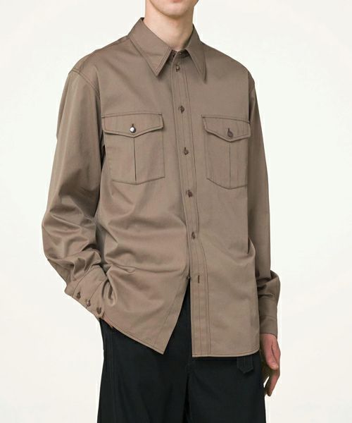 ＜LEMAIRE＞RELAXED WESTERN SHIRT (SH1038LF824)