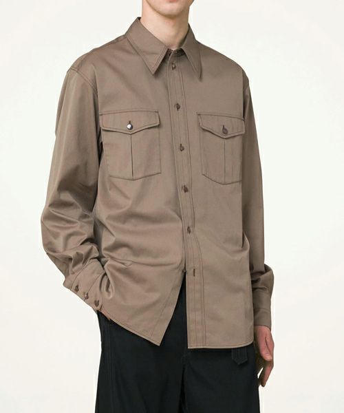 LEMAIRE＞RELAXED WESTERN SHIRT (SH1038LF824) | MAKES ONLINE STORE