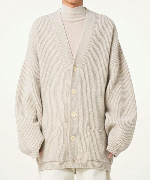 ＜LEMAIRE＞FELTED CARDIGAN COAT (CO1040LK085)