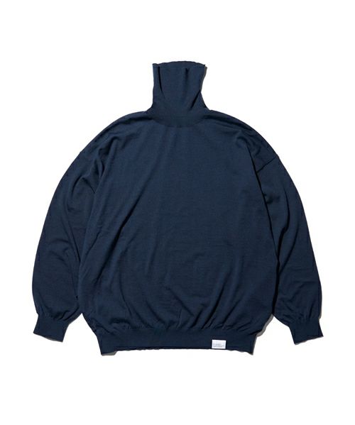 ＜FreshService＞TECH HIGH GAUGE HIGH NECK KNIT