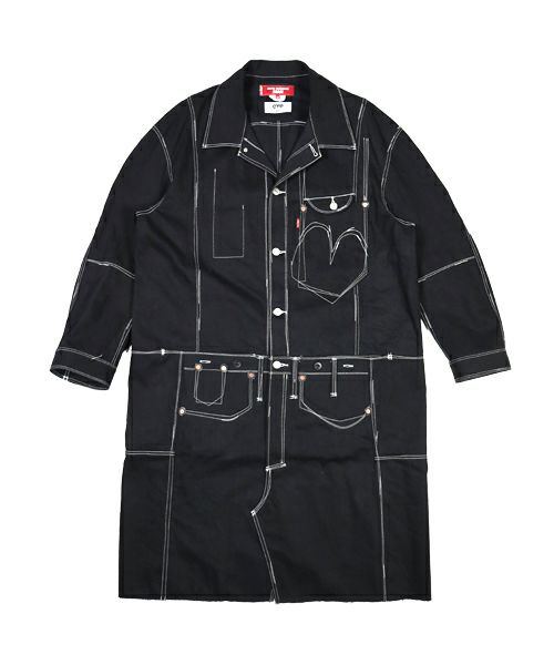 eYe JUNYAWATANABE MAN＞綿デニム Levi's Wネームコート | MAKES 