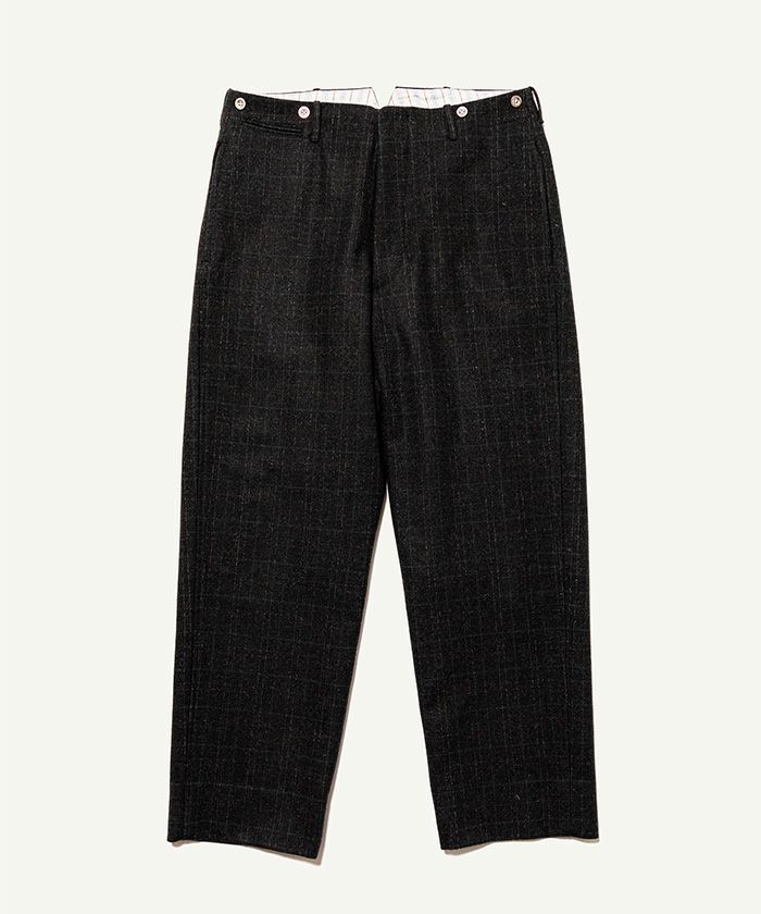 ＜A.PRESSE＞Windowpane Trousers