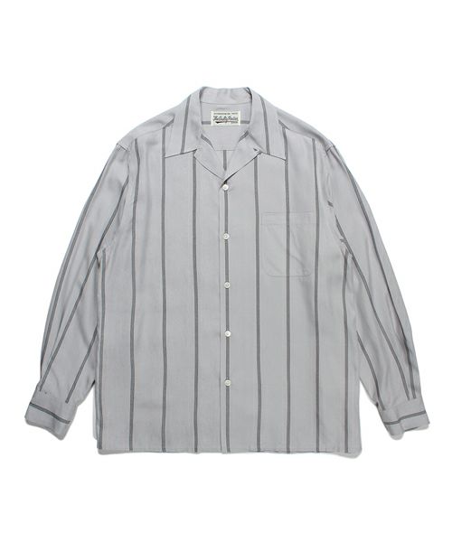 WACKO MARIA＞STRIPED OPEN COLLAR SHIRT (TYPE-2) | MAKES