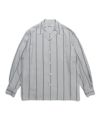 ＜WACKO MARIA＞STRIPED OPEN COLLAR SHIRT (TYPE-2)