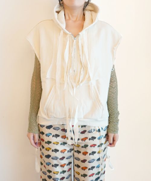 ＜Midorikawa＞Sleeveless Hoodie(MID23AW-CU02)