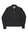 ＜The Letters＞WESTERN CUT OUT ZIP JACKET -WOOL LINEN HERRINGBONE-
