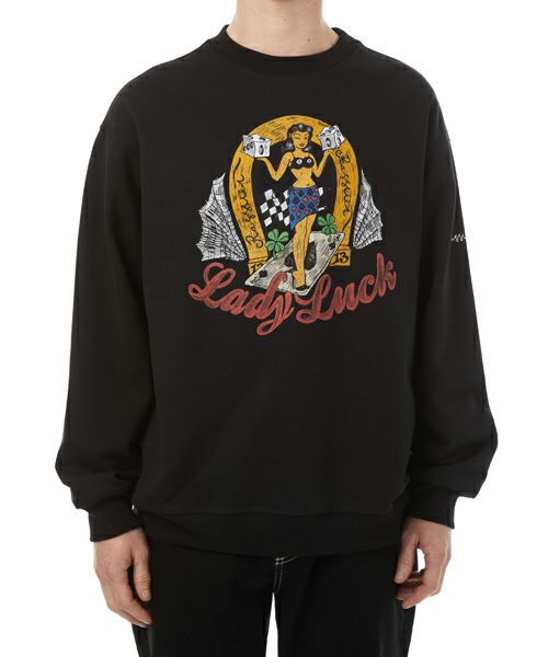 ＜RASSVET＞LADY LUCK CrEWNECK SWEATSHIRT KNIT