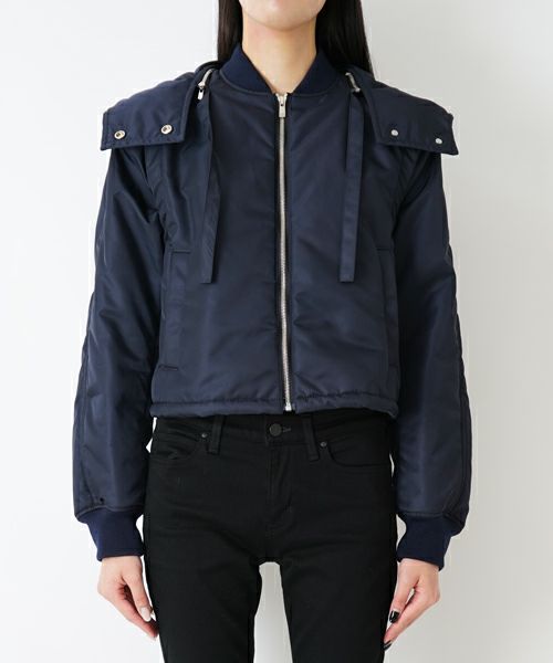 ＜CINOH＞ECONYL PADDING SHORT JACKET