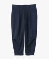 ＜Graphpaper＞Back Twill Satin Cross Tuck Tapered Trousers(GU233-70165)