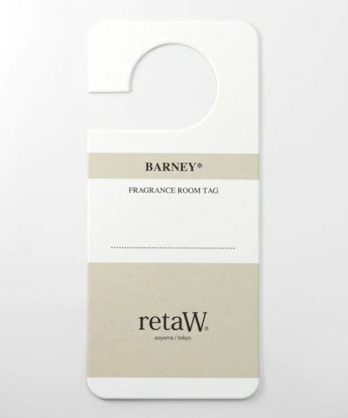 ＜retaW＞room tag BARNEY*
