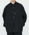 ＜Graphpaper＞Ripple Jersey L/S Oversized Box Shirt(GM234-50077B)