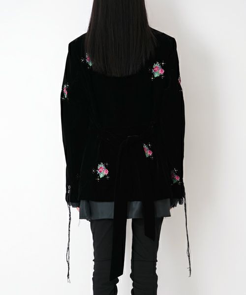 ミドリカワ ＜Midorikawa＞Velvet Embroidery Jacket(MID23AW-JK03)