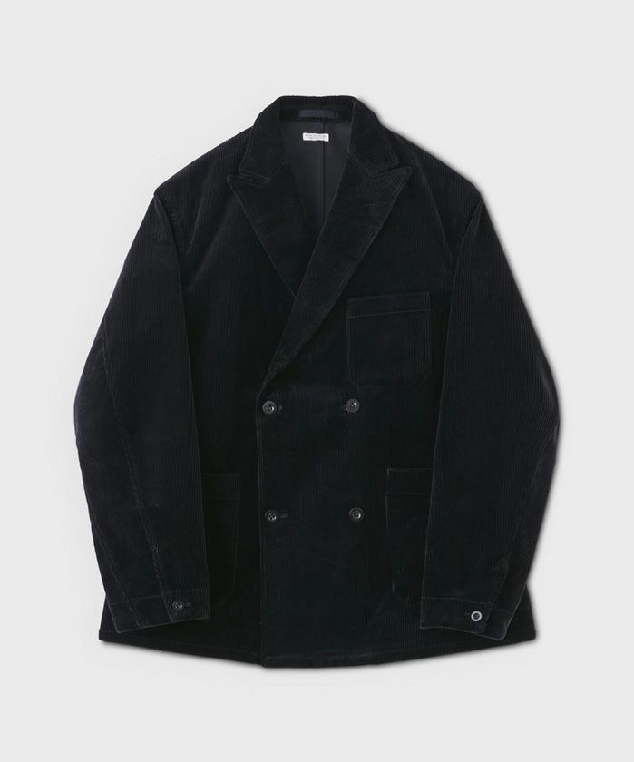 PHIGVEL＞Corduroy Double-Breasted Jacket | MAKES ONLINE STORE