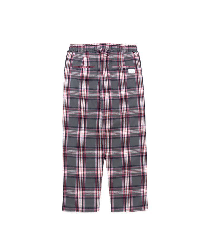 GOD SELECTION XXX ゴッド・セレクション・トリプルエックス パンツ サイズ:M / 23AW チェック フランネル イージーパンツ (CHECK EASY PANTS) / グレー レッド / ボトムス ズボン【メンズ】【K4409】 GOD SELECTION XXX＞CHECK EASY PANTS (GX-A24-PT-02) | MAKES ONLINE