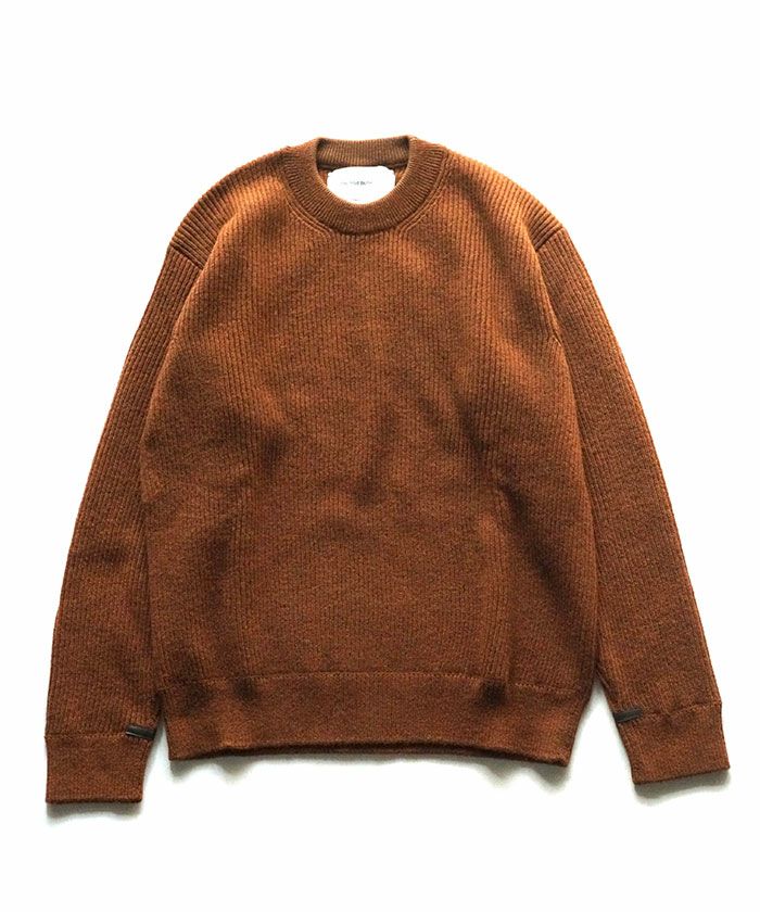 ＜THE INOUE BROTHERS＞Baby Alpaca Rib Crew (TIB23-AL1004ML)