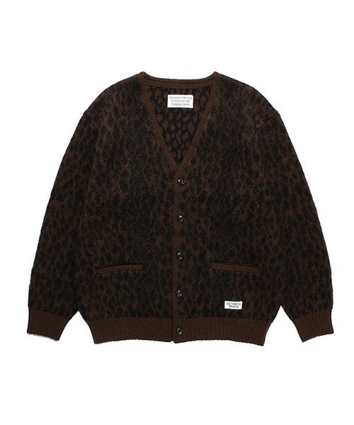 WACKO MARIA LEOPARD KNIT JACQUARD POLO - ファッション