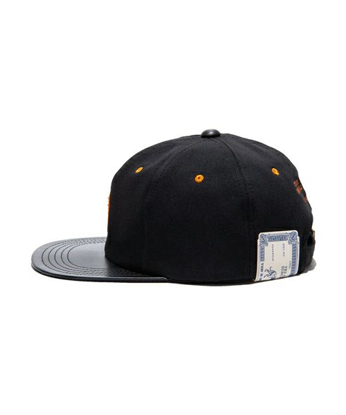 THE H.W. DOG&CO＞2 TONE LEATHER COTTON CAP | MAKES ONLINE STORE