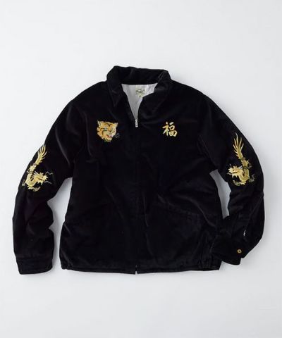 GOLD (東洋) VELVETEEN VIET-NAM JACKET M - スカジャン