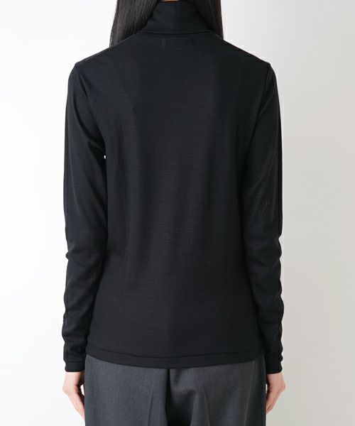 blurhms＞Wool Rib Turtle neck | MAKES ONLINE STORE