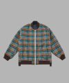 ＜ALWAYS OUT OF STOCK＞SHAGGY CHECK ZIP-UP BLOUSON