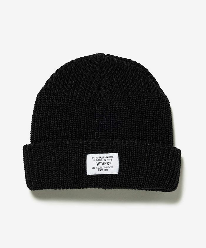 【人気セール】新品未使用 WTAPS / BEANIE 03 / ACRYLIC BLACK 帽子