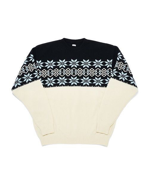 SEQUEL＞NORDIC CREW NECK KNIT (SQ-23AW-KN-03) | MAKES ONLINE STORE