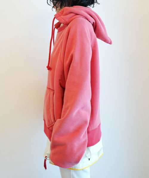 FUMIKA＿UCHIDA＞2TONE PULL OVER HOODIE | MAKES ONLINE STORE