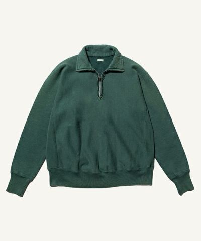 A.PRESSE＞Vintage Half Zip Sweat Shirt | MAKES ONLINE STORE