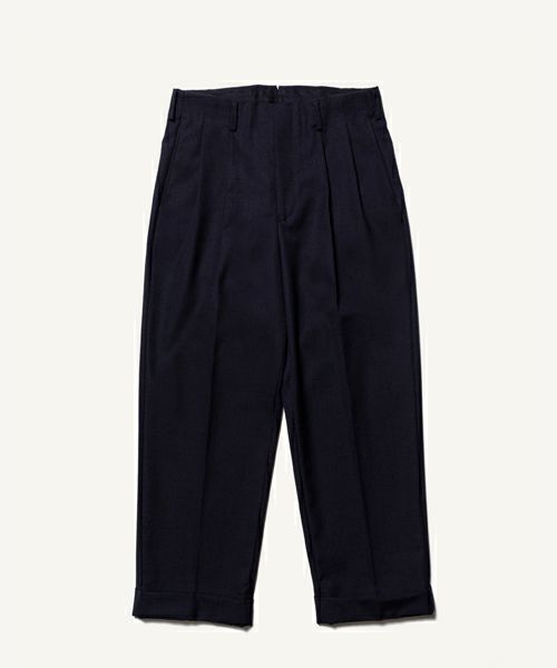 パンツ A.PRESSE Slub Wool Navy Trousers size:1 A.PRESSE＞Slub Wool Navy Trousers | MAKES ONLINE STORE