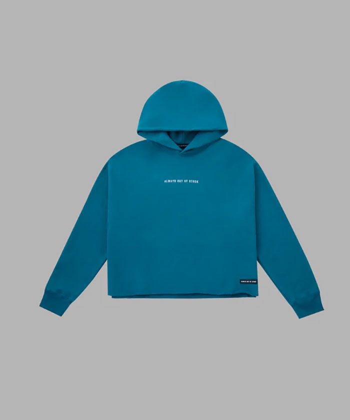 ＜ALWAYS OUT OF STOCK＞CUT-OFF CROPPED HOODIE