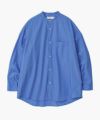 ＜Graphpaper＞Broad L/S Oversized Band Collar Shirt (GM241-50002B)