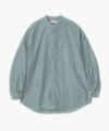 ＜Graphpaper＞Broad L/S Oversized Band Collar Shirt (GM241-50002STB)
