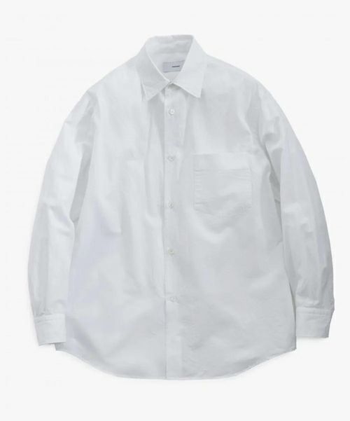 ＜Graphpaper＞Broad Regular Collar Shirt(GM241-50005B)